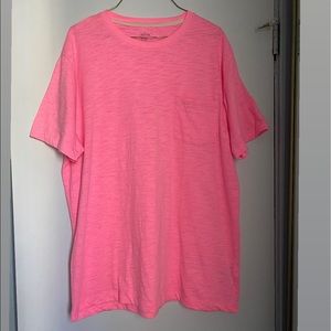 Men’s Powder Pink Gap Short Sleeve Tee